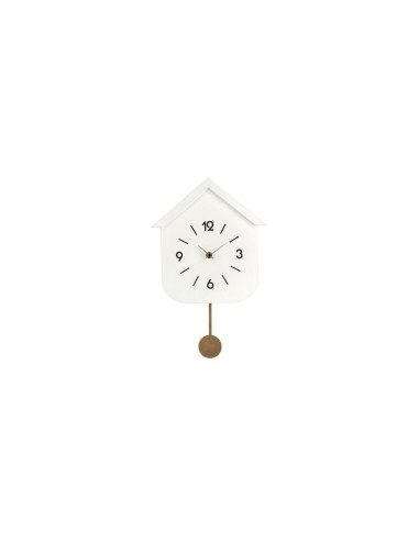OROLOGIO PARETE 0182411 HOME BIANCO CON PENDOLO 24X37,5CM