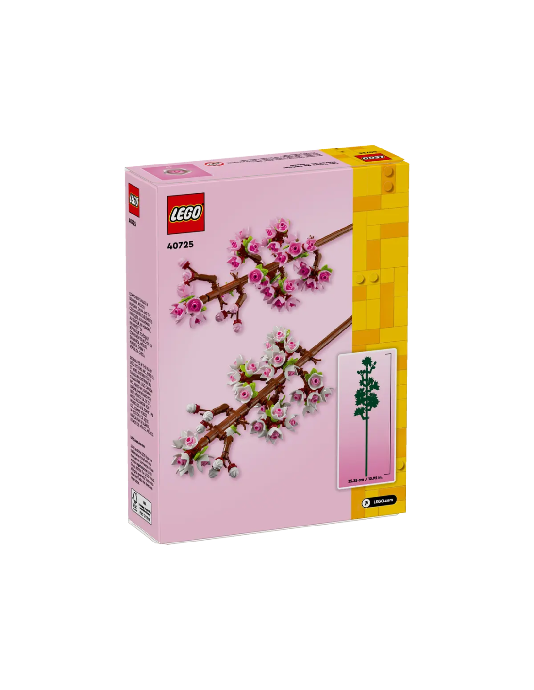 LEGO Creator Fiori di Ciliegio 40725, Set Floreale da Costruire, Decorazione per Casa, Regalo per Adulti e Bambini