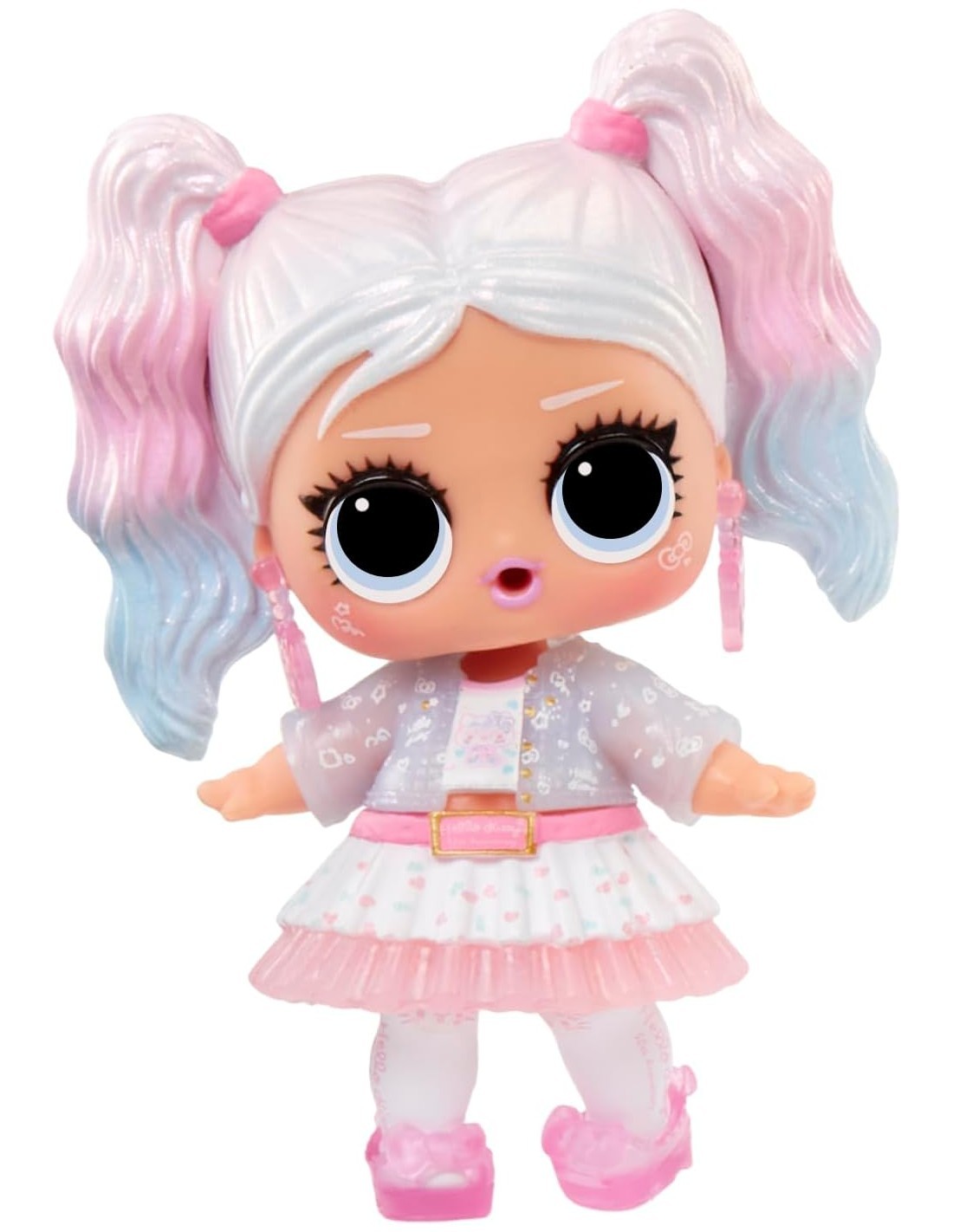 L.O.L. Surprise Loves Hello Kitty Tots, Edizione Limitata 50° Anniversario, Miss Pearly e Crystal Cutie, Accessori, Collezione