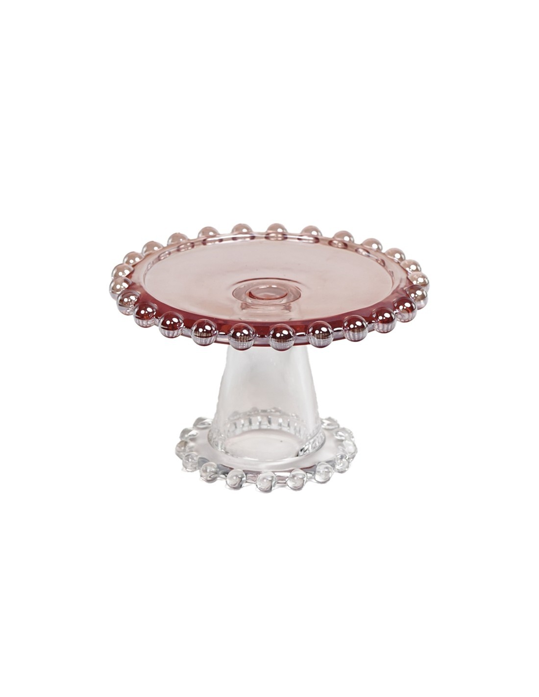 ALZATA 137148 ROSA 15X9CM VETRO