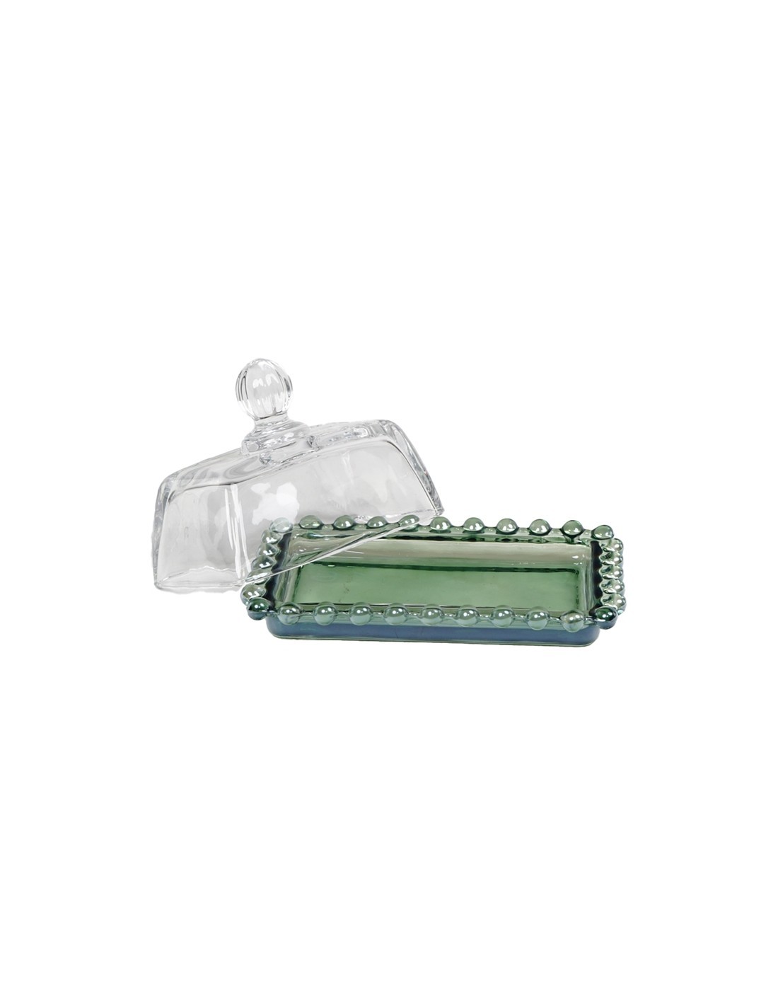 BURRIERA 137161 VERDE 14X9X8CM VETRO