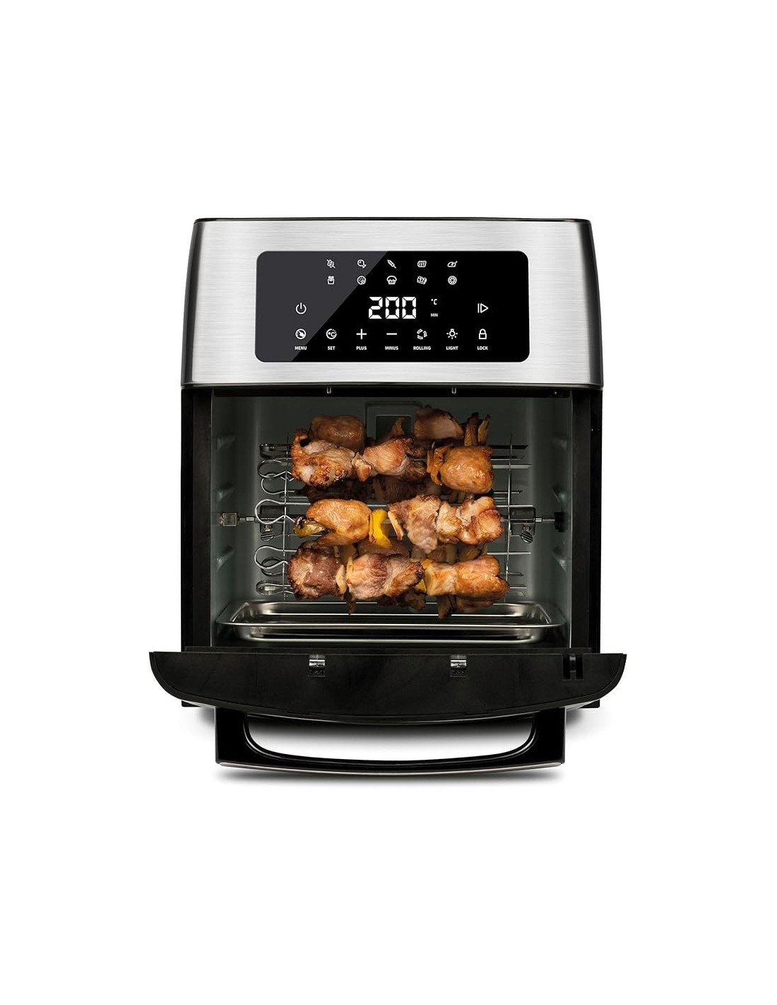 G3 Ferrari G10182 Friggisano EVO Forno Air Fryer 15L, 1700W, con 10 Programmi e Display Digitale | TreG Ingrosso