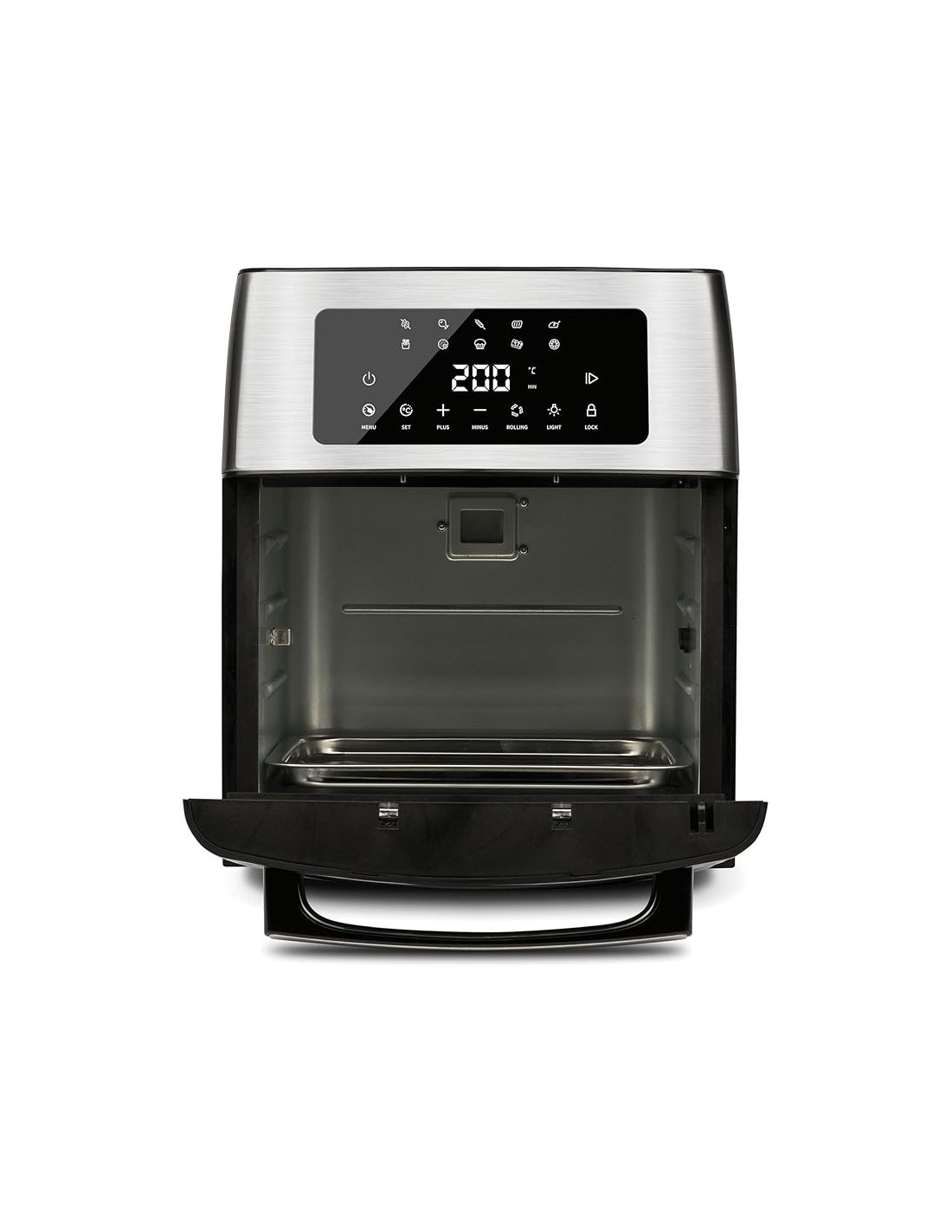 G3 Ferrari G10182 Friggisano EVO Forno Air Fryer 15L, 1700W, con 10 Programmi e Display Digitale | TreG Ingrosso