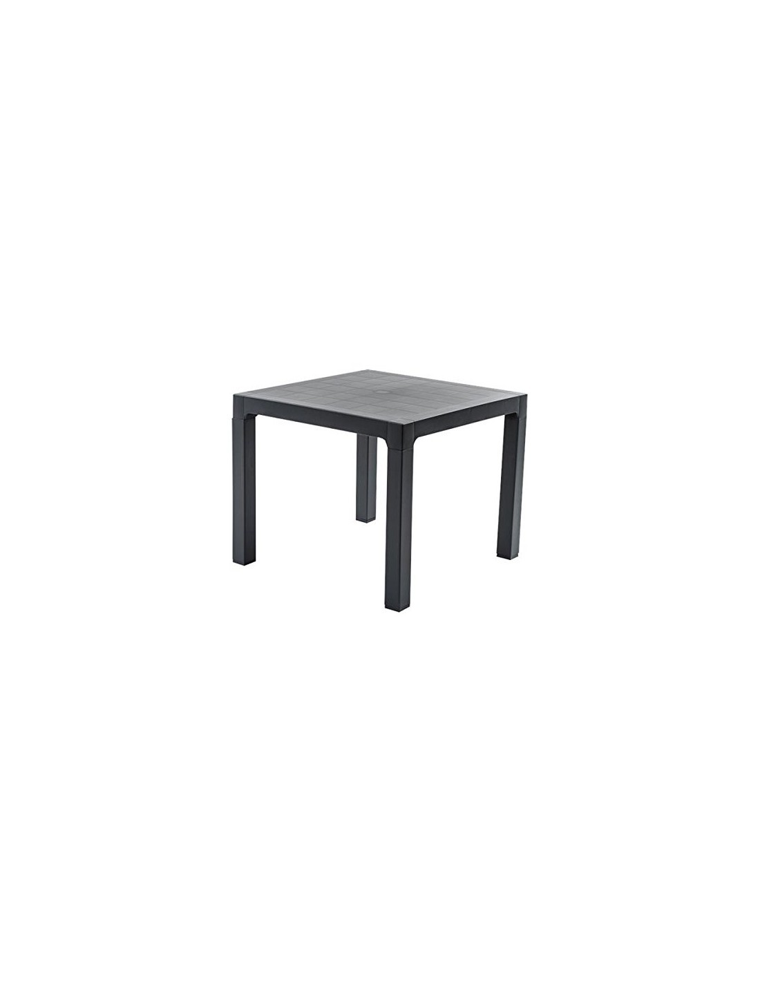 TAVOLO ARES IN PLASTICA 70X70X72 CM ANTRACITE ARETA su TreG Ingrosso