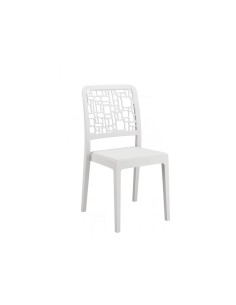 SEDIA MEDEA BIANCO