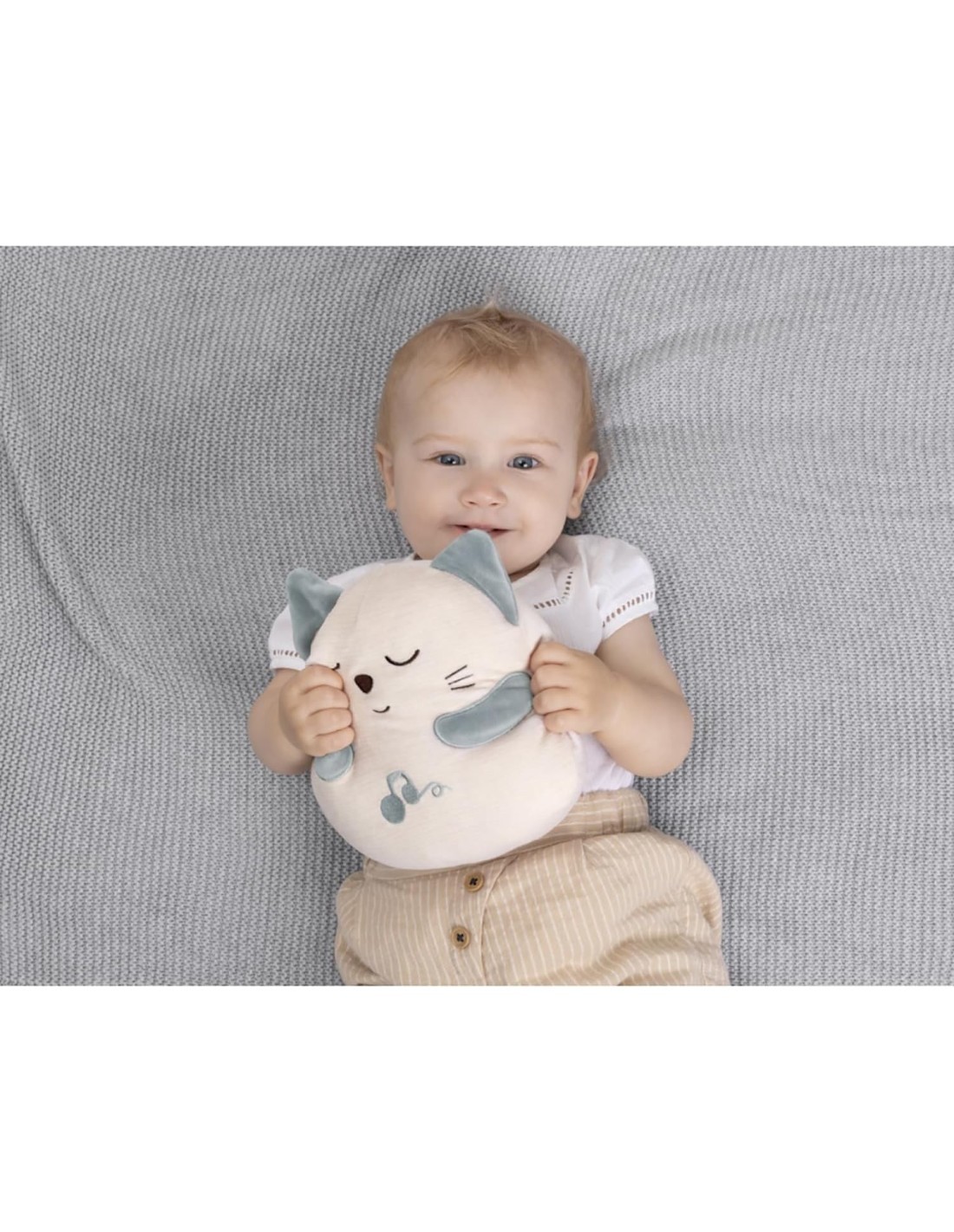 Chicco Pupazzo Gattino Dolce Fusa - Peluche Interattivo con Vibrazione e Musica