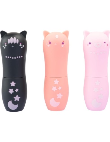 MOMOMI Lucidalabbra Gatto Assortito, Rossetto con Fragranza, Materiali Sicuri e Atossici, Nice Group