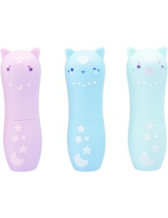 MOMOMI Lucidalabbra Gatto Assortito, Rossetto con Fragranza, Materiali Sicuri e Atossici, Nice Group
