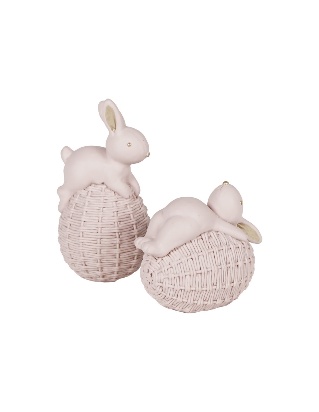 CONIGLIO 137907 CON UOVO ROSA/ORO ASSORTITO