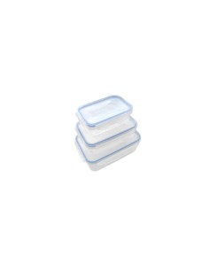 SET 3 CONTENITORI RETTANGOLARI 240/500/1000ML
