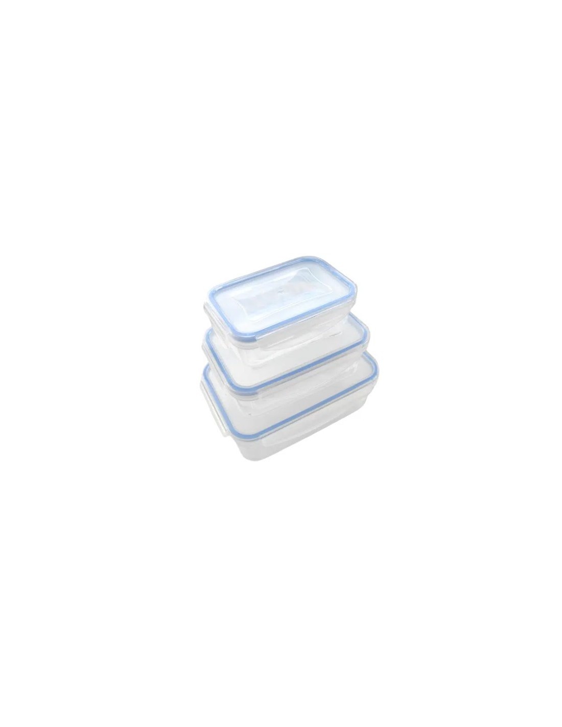 SET 3 CONTENITORI RETTANGOLARI 240/500/1000ML