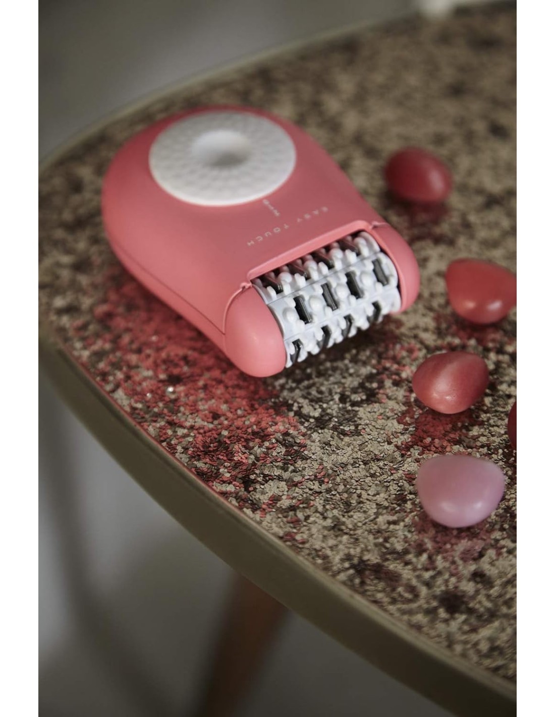 Rowenta EP1110 Easy Touch Epilatore Elettrico Rosa con 24 Pinzette