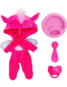 Cry Babies Loving Care Fantasy, Bambola Interattiva con Pigiama Intercambiabili, Giocattolo per Bambini dai 18 Mesi in Su