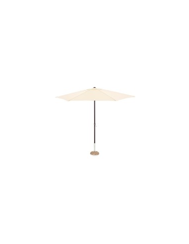 Ombrellone da giardino in alluminio tondo 3 m, palo centrale, apertura a manovella  (base non inclusa)