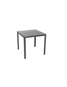 TAVOLO 2360/35 TENERIFE GRIGIO 78X78X74CM su TreG Ingrosso