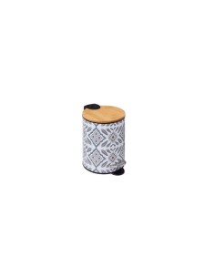 PATTUMIERA PEDALE 174913A HAPACHE 3LT METALLO/BAMBOO