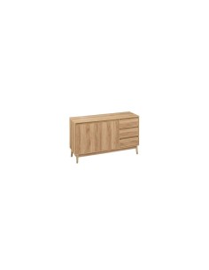 Credenza 5five Abana a 3 Cassetti – Effetto Rovere Naturale