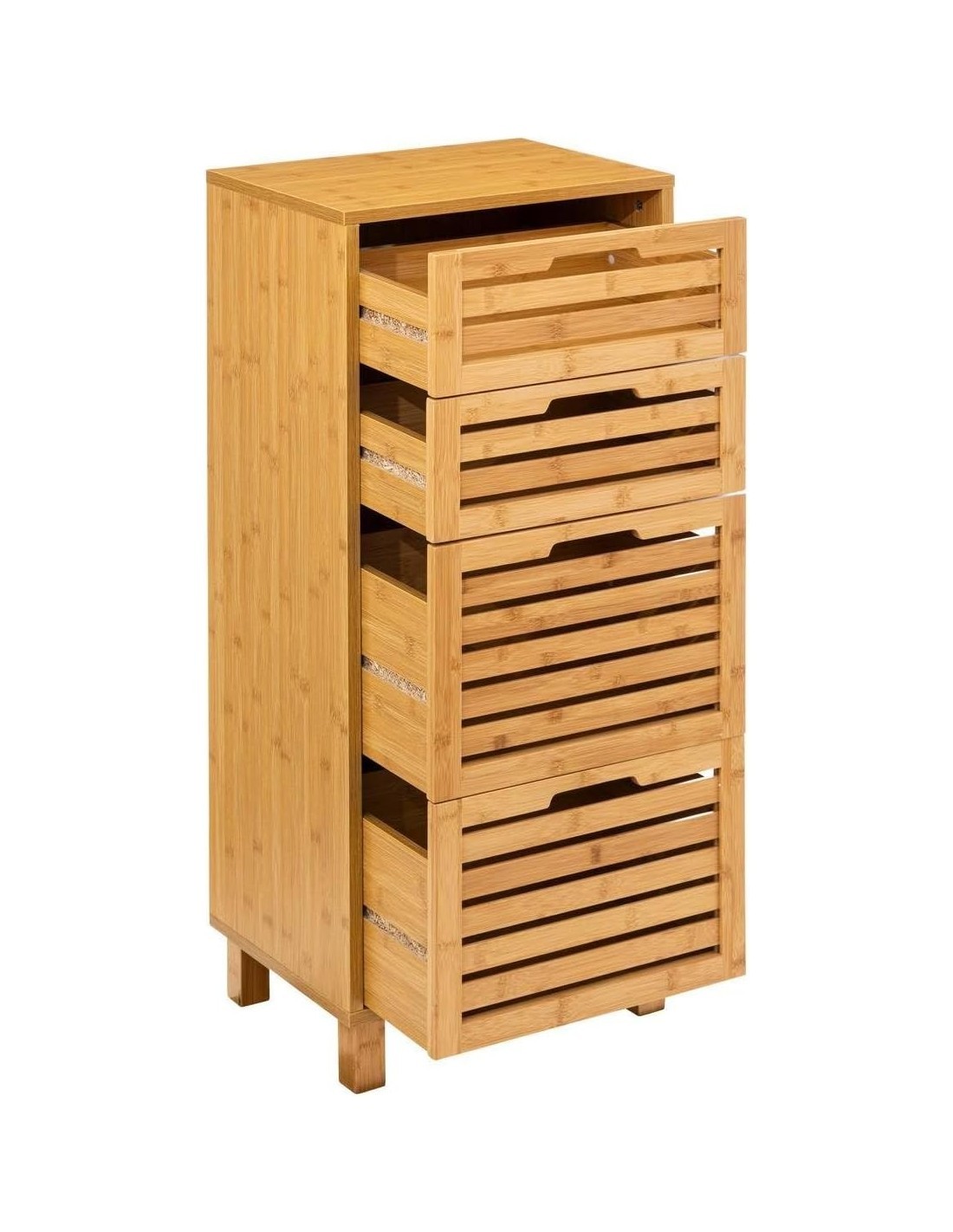 5five - armadio in bambù Sicela con 4 cassetti