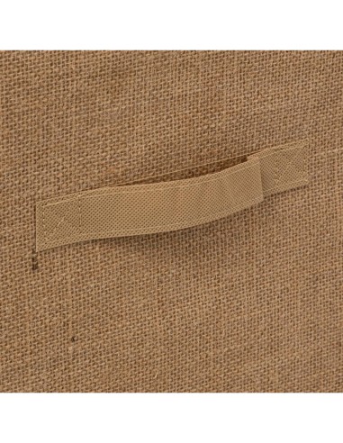 Cestino in vimini Mix N Modul, organizer quadrato, cesto portaoggetti, contenitore naturale, arredo casa, 31x31 cm