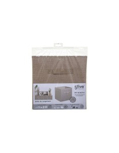 Cestino in vimini Mix N Modul, organizer quadrato, cesto portaoggetti, contenitore naturale, arredo casa, 31x31 cm