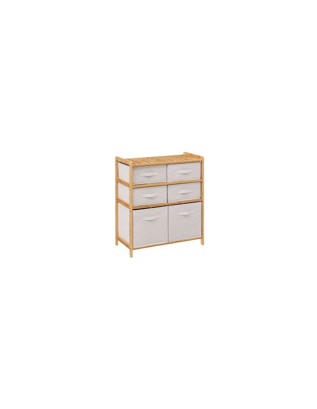 MOBILETTO 174905 BAMBOO 66X33X78CM 6CASSETTI