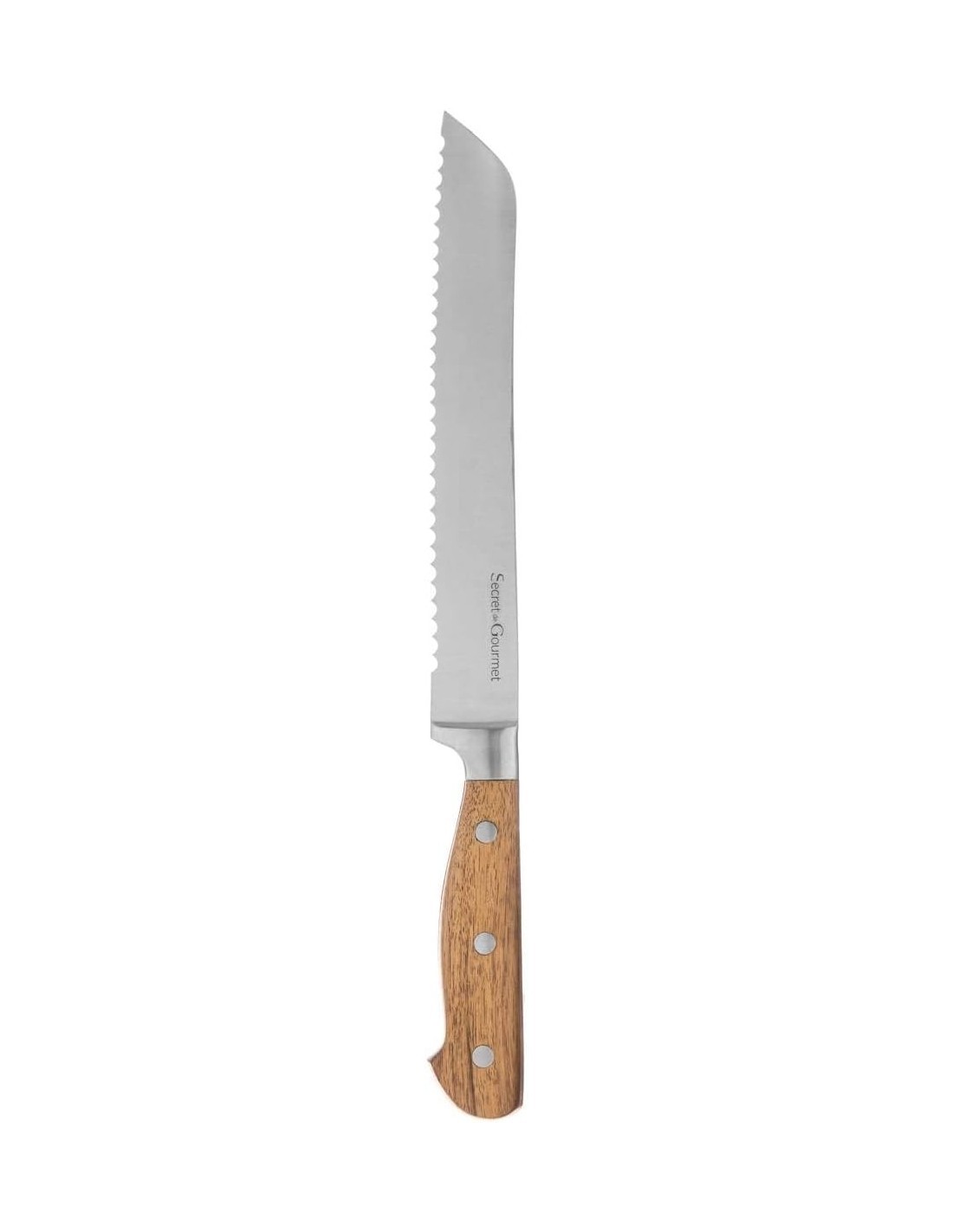 5five Coltello da pane Elegancia in acciaio – Lama 20,5 cm