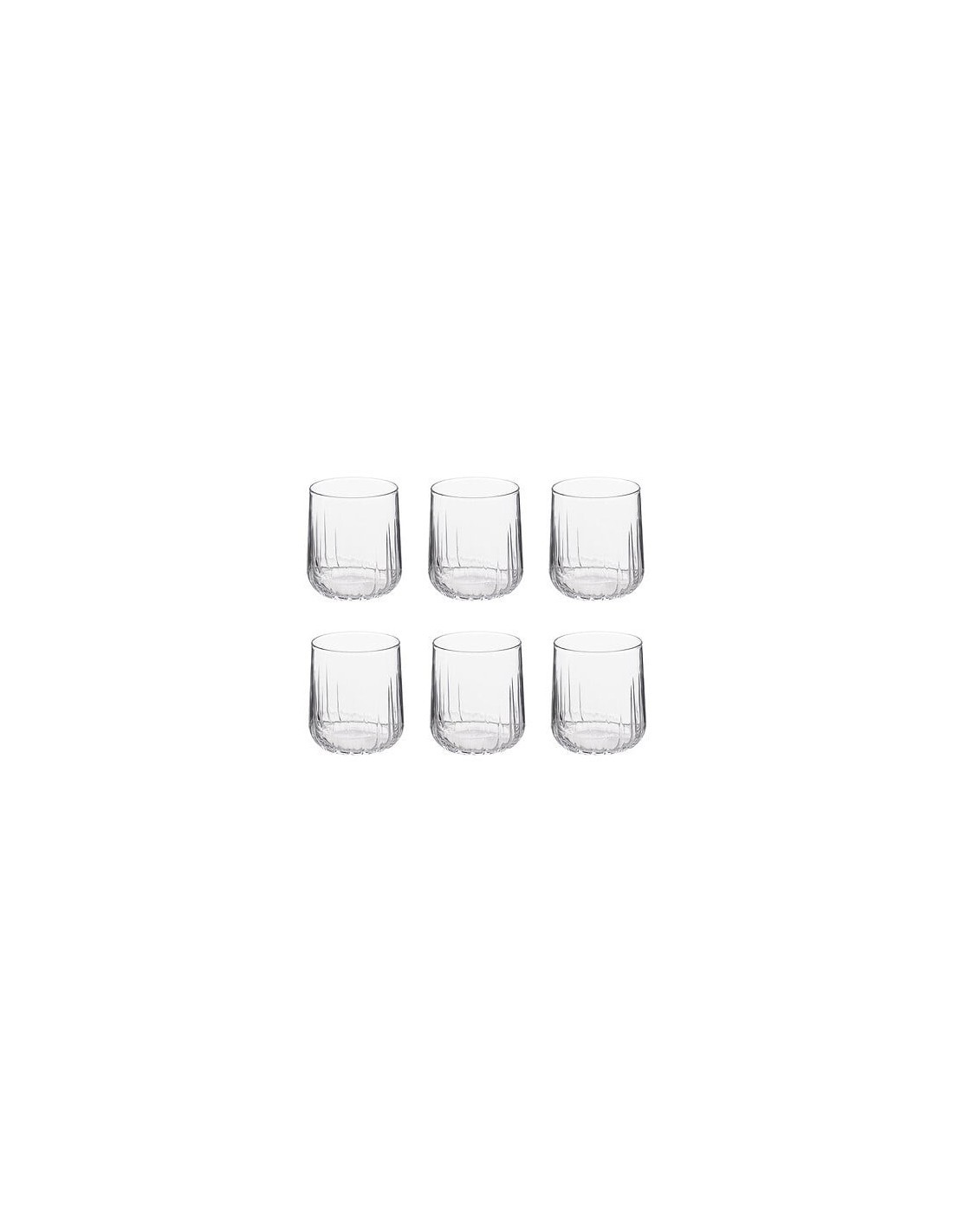 Set 6 bicchieri bassi Dieg'eau 31 cl