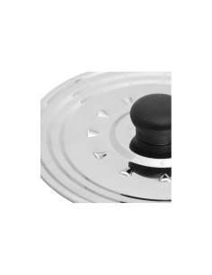 Coperchio Inox D26/28/30, Acciaio Inox 18/8, Coperchio Universale, Utensile da Cucina 2