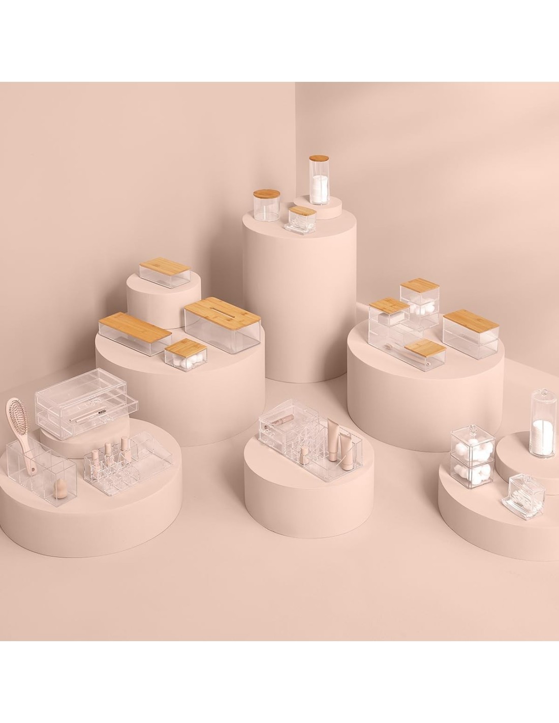 Organizer Selena 14 scomparti in acrilico trasparente