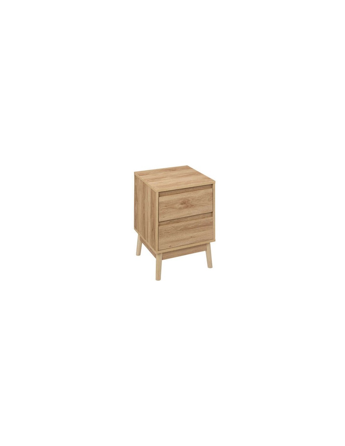 COMODINO 193544 ABANA 40X40X56CM 2 CASSETTI