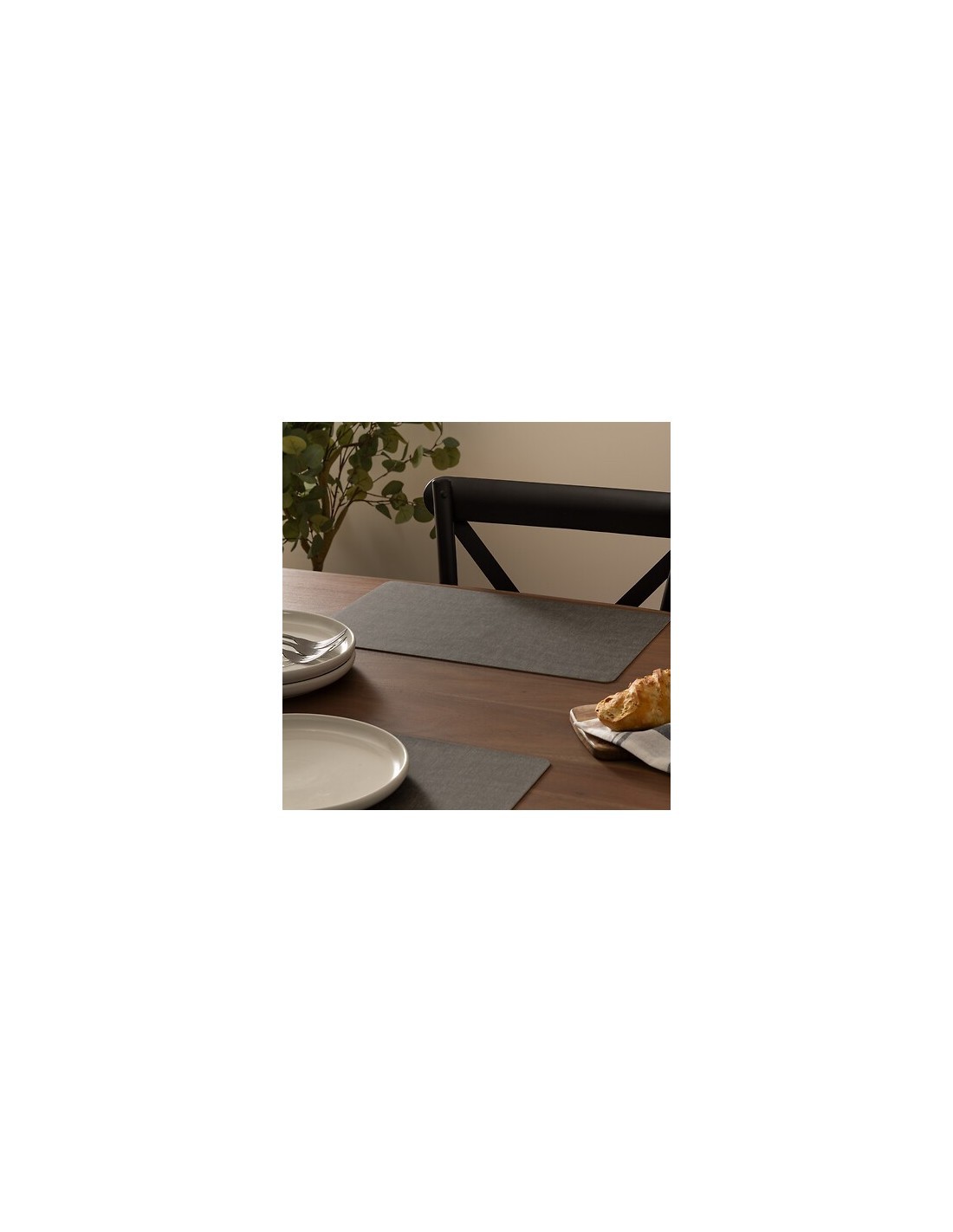 Tovaglietta Axel 45 x 30 cm grigio scuro