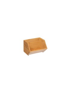 PORTAOGGETTI 167732 BAMBOO 17X15X12CM 4 SCOMPARTI