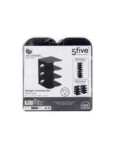 5five Scarpiera in Plastica a 4 Ripiani – 26,5x37,8 cm