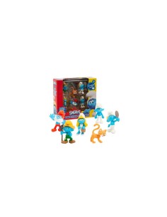 Set 6 Personaggi Puffi da 5,5 cm con Gargamella Esclusivo Ispirati al Nuovo Film