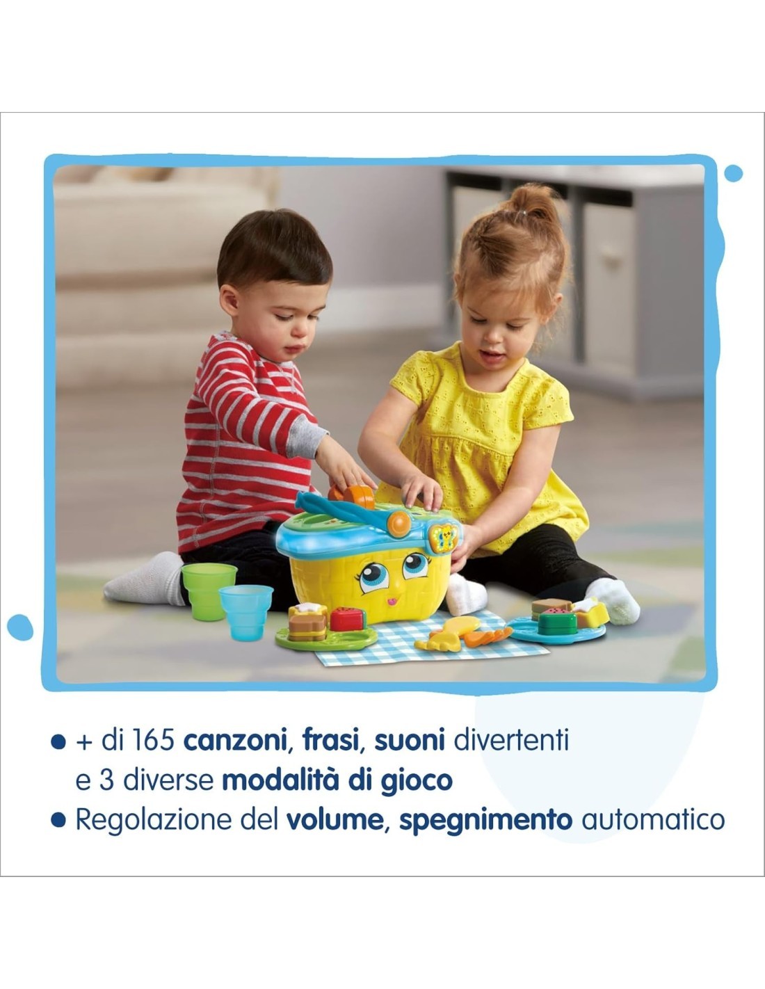 VTech Il Mio Magico Cestino da Picnic - Gioco Educativo Interattivo 1-4 Anni