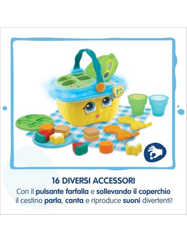 VTech Il Mio Magico Cestino da Picnic - Gioco Educativo Interattivo 1-4 Anni
