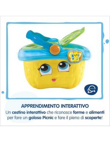 VTech Il Mio Magico Cestino da Picnic - Gioco Educativo Interattivo 1-4 Anni