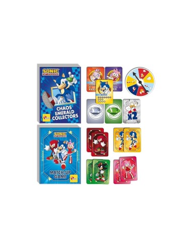 Sonic 2 in 1 Card Games in a Backpack - Collezione di Giochi di Carte