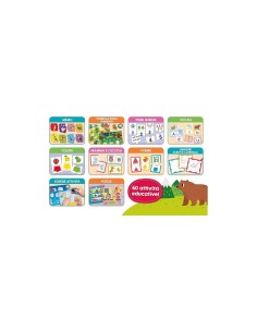 Carotina Baby 60 Giochi - Divertimento Educativo per Sviluppare Competenze di Base