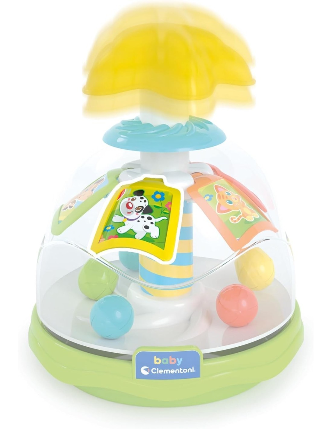 Trottola Interattiva Clementoni con Palline Colorate – Gioco Primi Anni da 9 Mesi