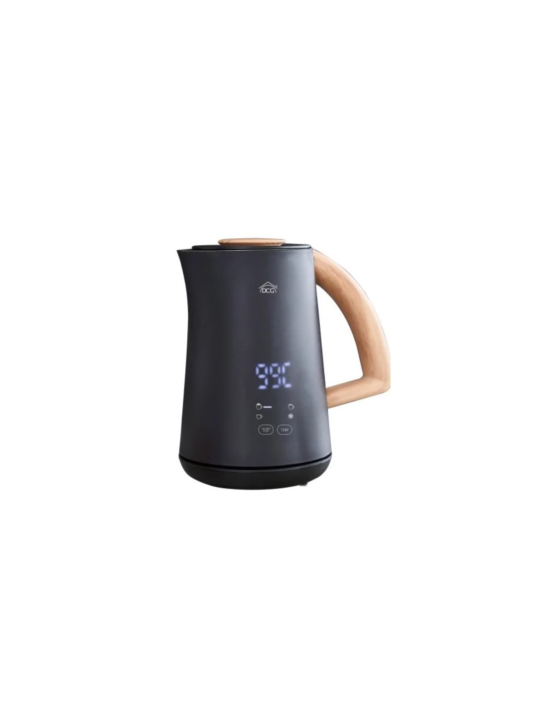DCG Montalatte Elettrico 500W con Display – Cappuccinatore 0,5L con Spegnimento Automatico