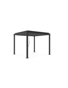 PERGOLA 0795804 GARDA 3X3 H2,4MT ANTRACITE  (base non inclusa)