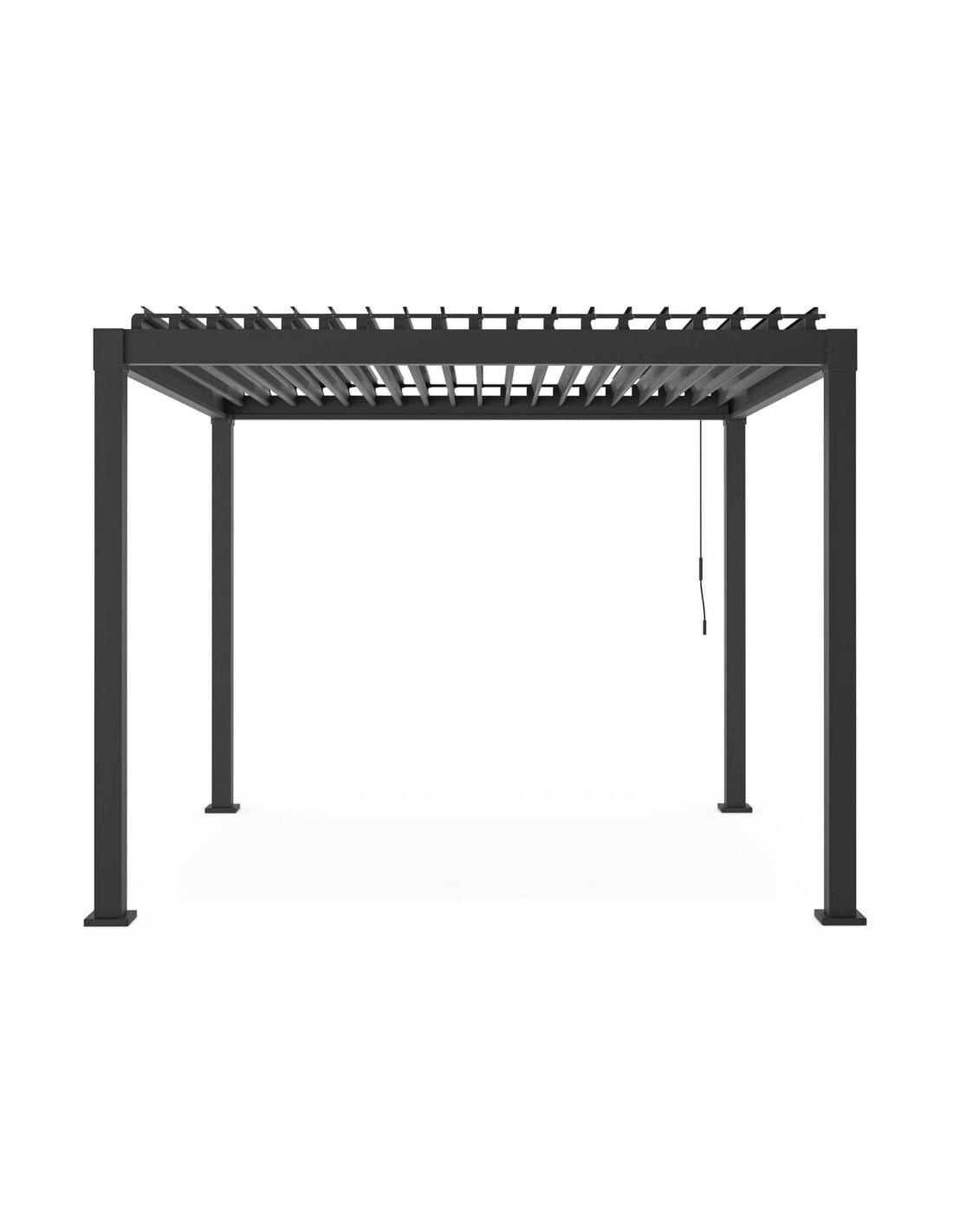PERGOLA 0795804 GARDA 3X3 H2,4MT ANTRACITE  (base non inclusa)