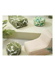 Chaise Longue Gonfiabile Rihanna, beige, tessuto idrorepellente, UV resistente, sfoderabile, per esterni, giardino, terrazza