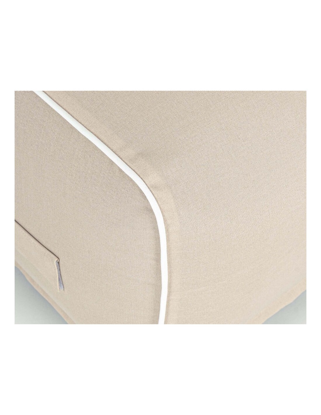 Chaise Longue Gonfiabile Rihanna, beige, tessuto idrorepellente, UV resistente, sfoderabile, per esterni, giardino, terrazza