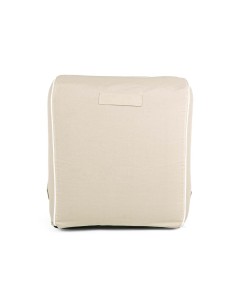 Chaise Longue Gonfiabile Rihanna, beige, tessuto idrorepellente, UV resistente, sfoderabile, per esterni, giardino, terrazza
