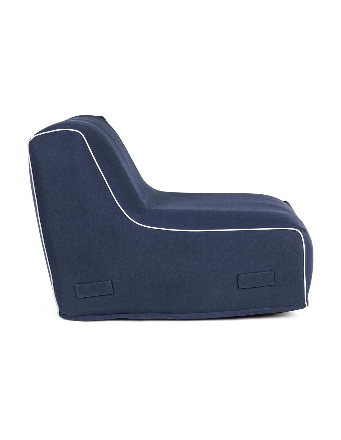 Chaise Longue Gonfiabile Rihanna, beige, tessuto idrorepellente, UV resistente, sfoderabile, per esterni, giardino, terrazza