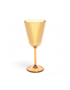 CALICE FLUTE 02439 AMBRA 8,5X19,5CM POLISTIRENE
