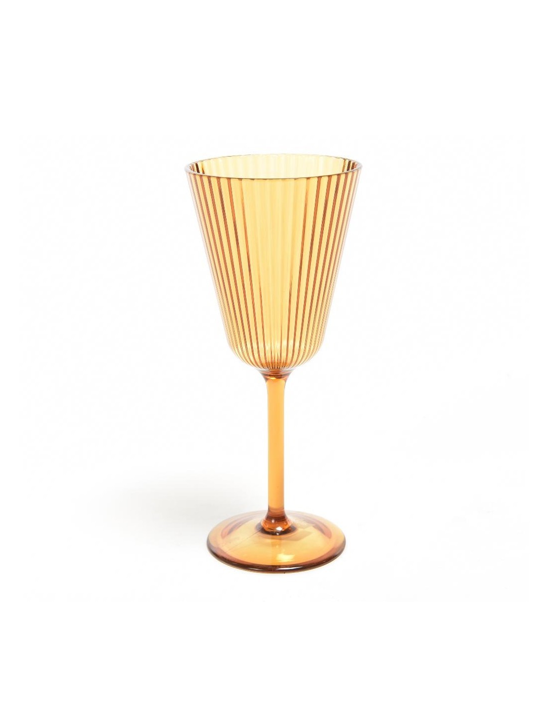 CALICE FLUTE 02439 AMBRA 8,5X19,5CM POLISTIRENE