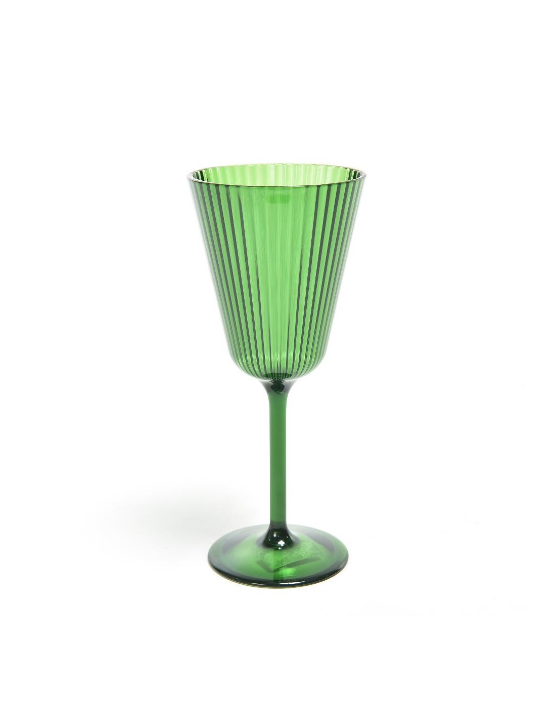 CALICE FLUTE 08681 VERDE 8,5X19,5CM POLISTIRENE